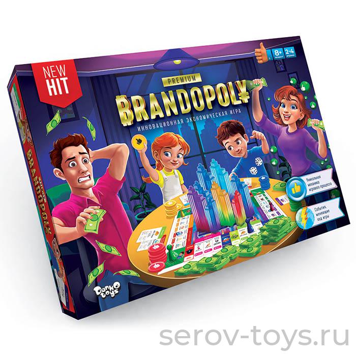 Инновационная экономическая игра серии BRANDOPOLY G-BrP-01-01 8+ в кор Danko Toys