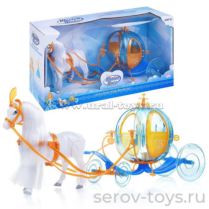 Карета с лошадью на бат 258B в кор