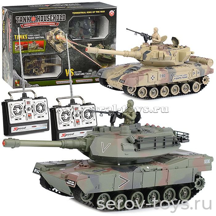 Танк р/у YH4101C-5VS-7 Танковый бой на аккумуляторе в кор