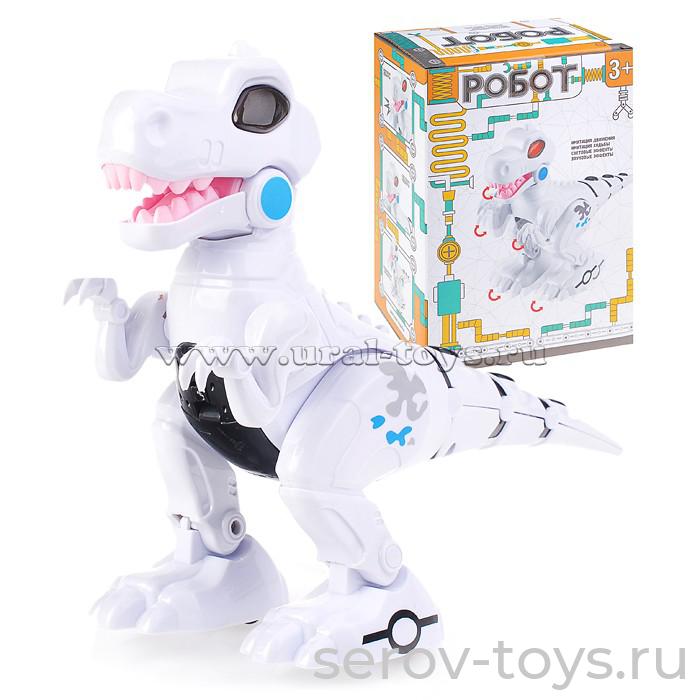 Динозавр 3111 Тиранозавр свет звук в коробке