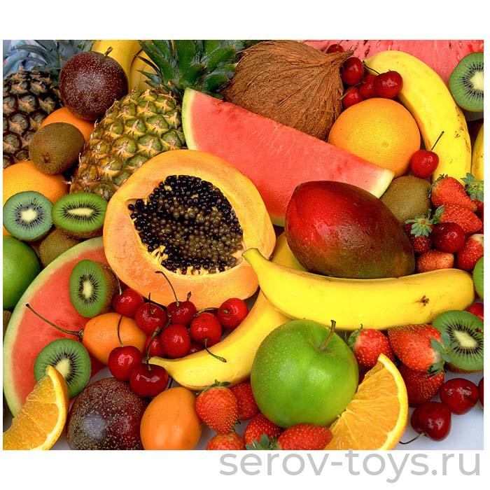 Набор ДТ Роспись по холсту Х-5320 Спелые фрукты 40*50см по номерам в кор Рыжий кот