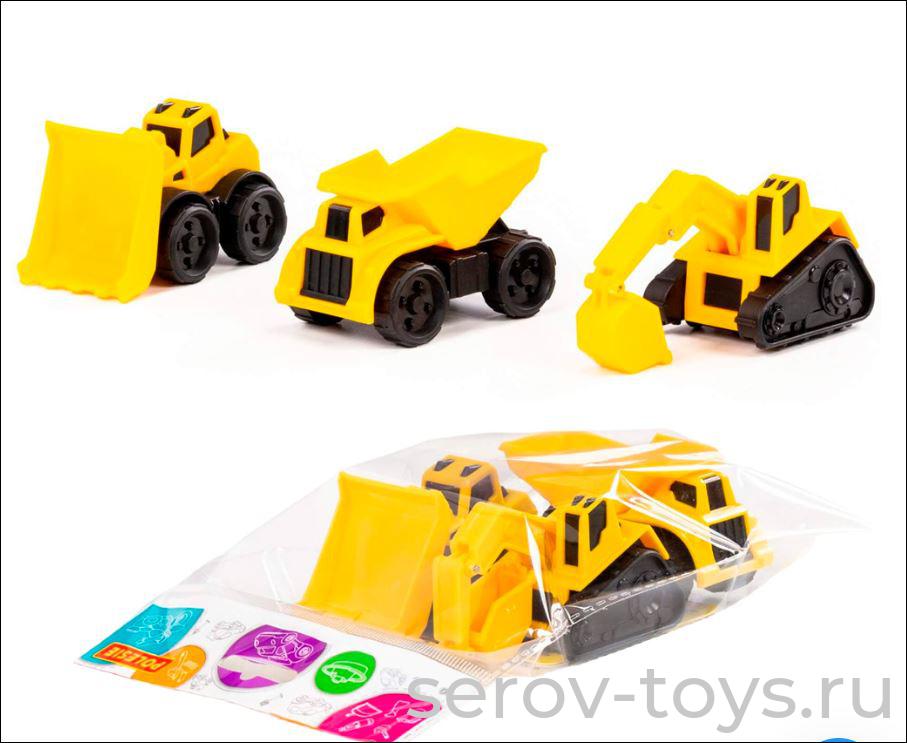 Набор строительной техники Мини 47998 в пак ПОЛЕСЬЕ