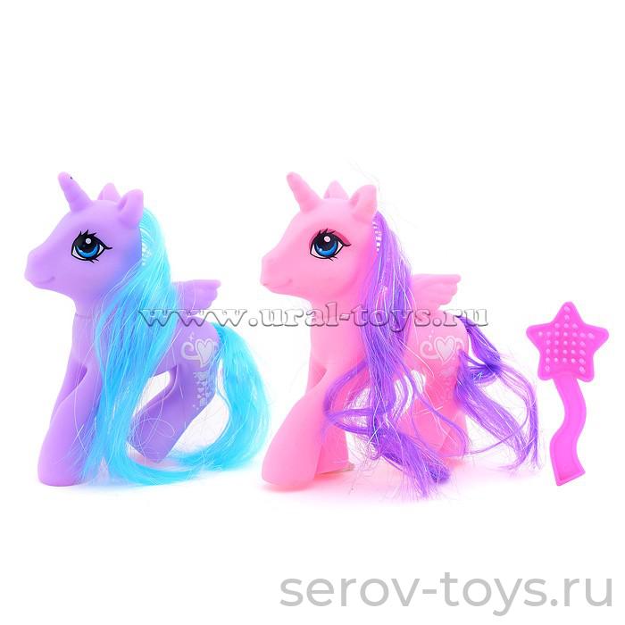 Пони-единорожки HR92 в пак 2шт