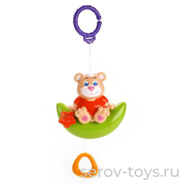 Игрушка-подвеска GW3627-R Мишка заводная на блистере Умка+++