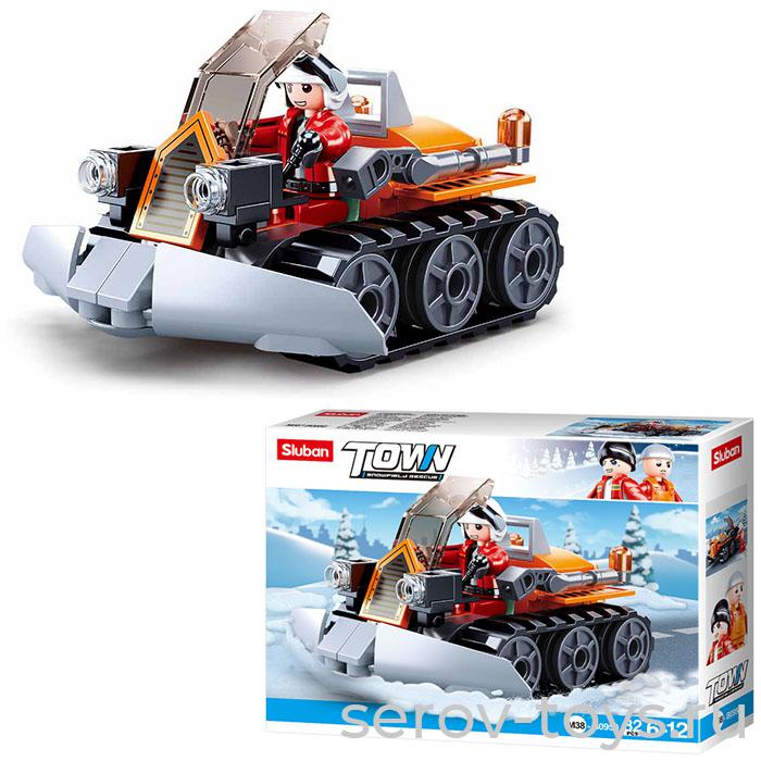 Брик Sluban 38-0950 Снегоуборщик 82 дет