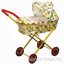 Коляска для кукол №2 Зимняя 70-27-70 в кор Ясюк+++