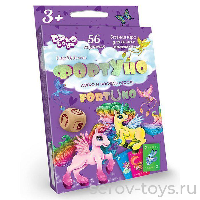 Игра ФортУно Единороги UF-04 56 карточек 3+ Danko Toys