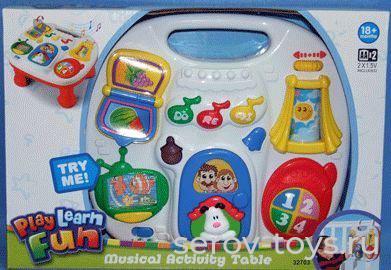 Музыкальный обучающий столик 32703