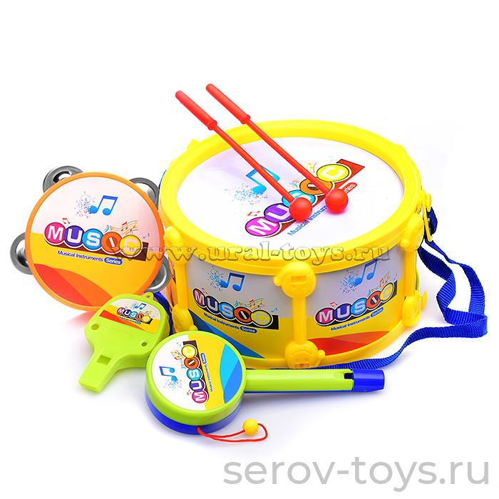 Набор музыкальных инструментов 9266A Музыкальная группа 4 предмета в пак