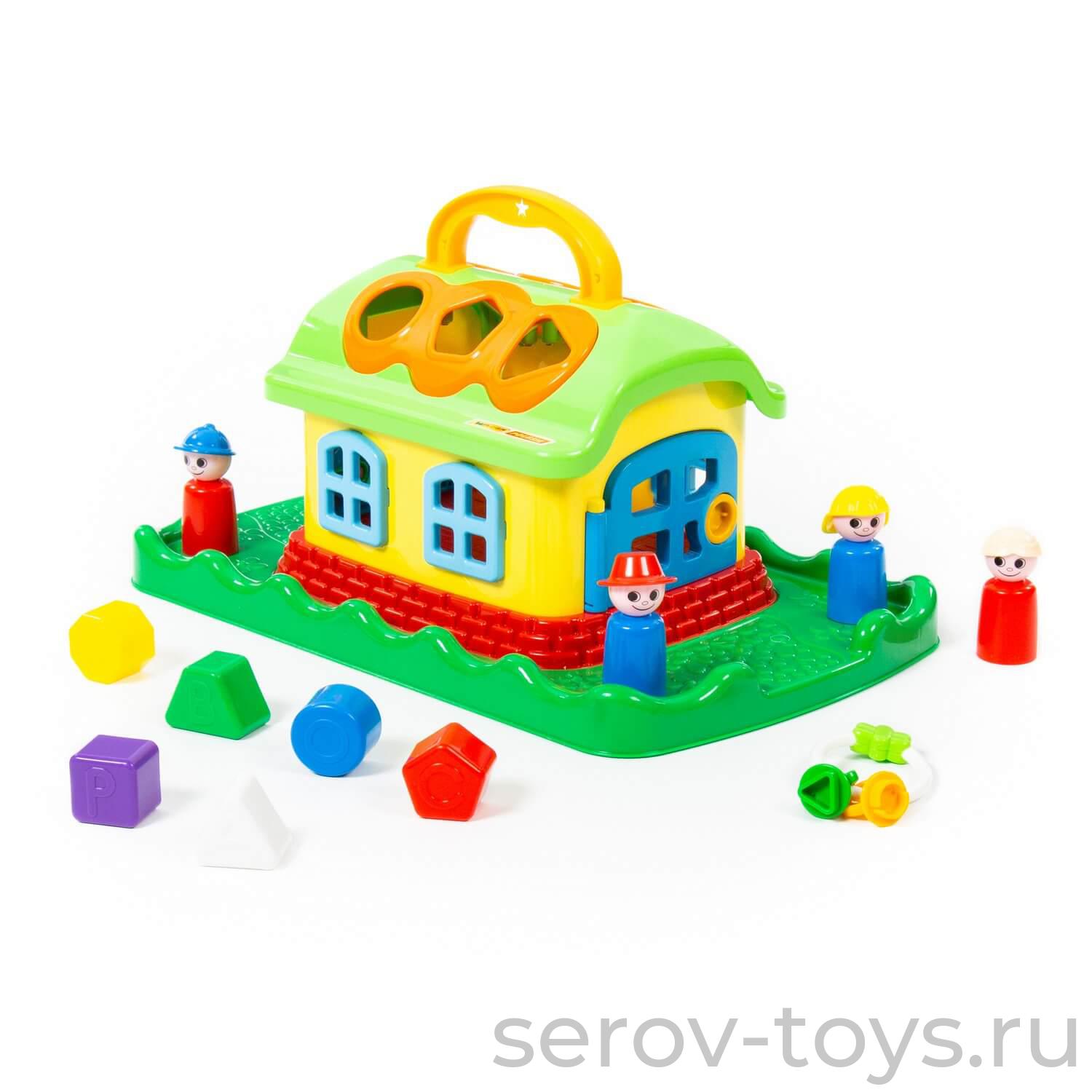 Сказочный логический домик 48752 На лужайке ( в сеточке)