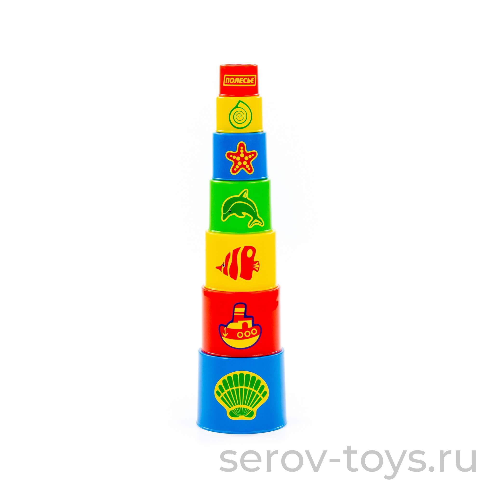 Занимательная пирамидка № 3 52353 7эл. ПОЛЕСЬЕ