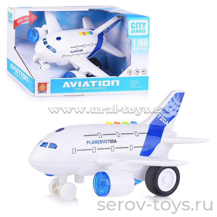 Самолёт 1:160  WY720A свет звук Wenyi