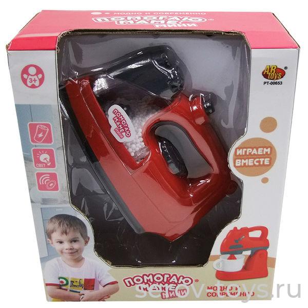 Утюг 00653 на бат звук свет в кор Помогаю маме