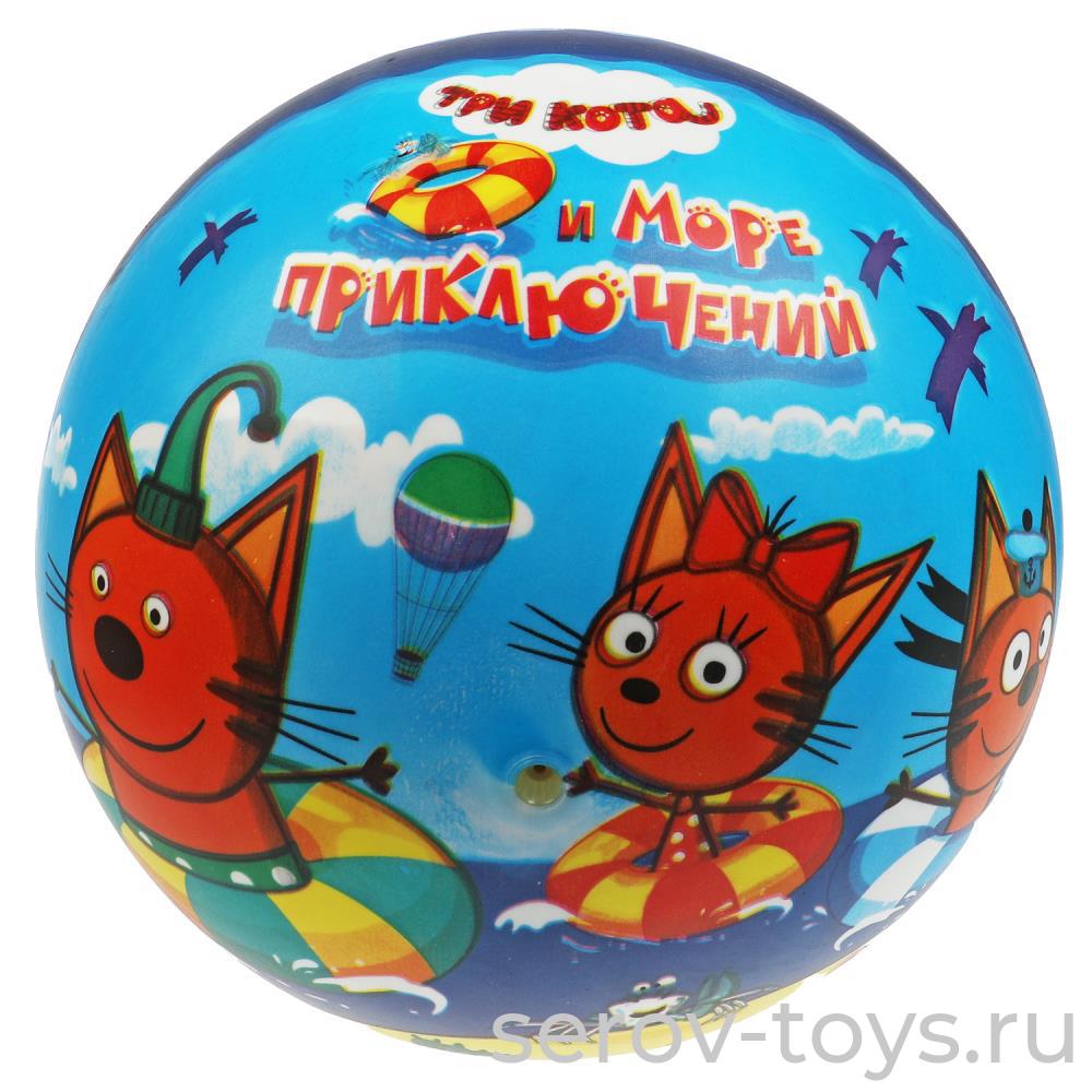 Мяч ПВХ 23см FD-9(3CATS) Три кота полноцвет в сетке Цвет в ассорт Играем вместе