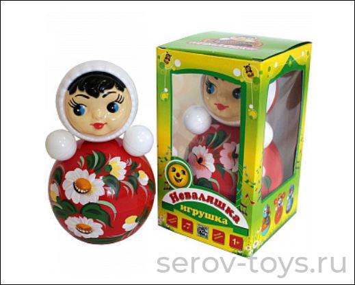 Неваляшка Девочка  6С-001р Расписная Котовск 15см