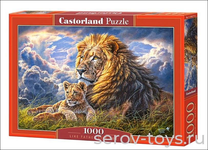 Пазл 1000 Отцы и дети С-104277 Castor Land