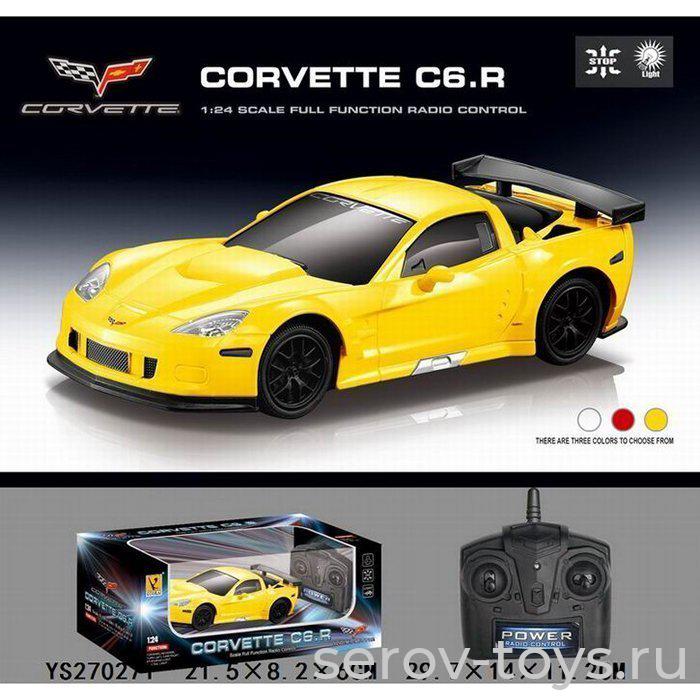 Машина р/у CHEVROLET CORVETTE RACING 866-2417 на бат 1:24