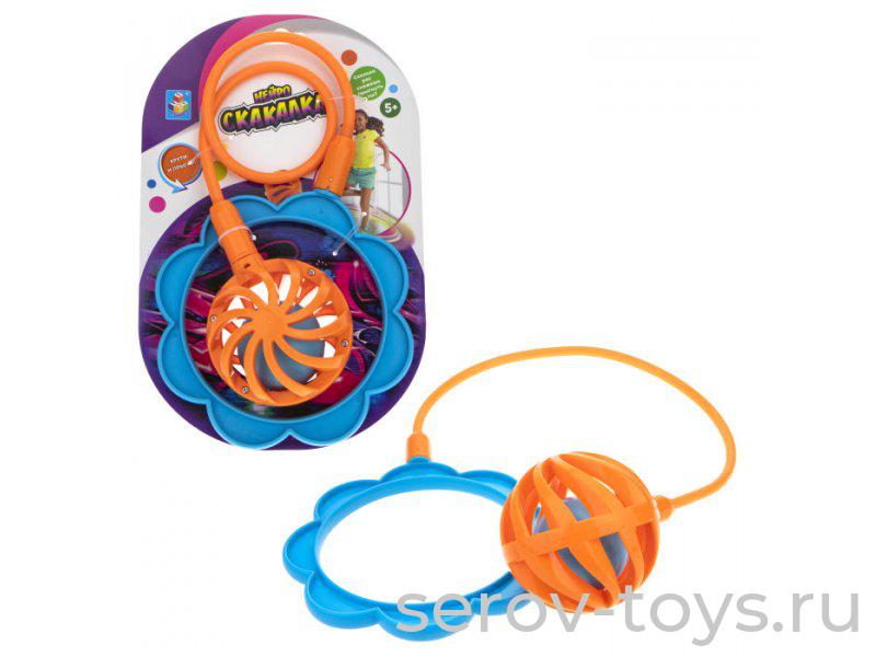 Нейроскакалка 86см Т17350 гибкий шнур на листе