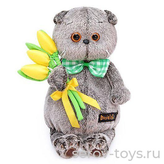 Басик с желтыми тюльпанами 19 см. Ks19-138 Budi Basa