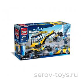 Конструктор Qman 2404 Добытчики Кианита 149дет Кран-погрузчик