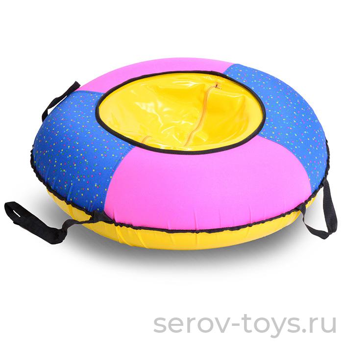 Тюбинг д/катания 100см ОКСФОРД с камерой D=100 см без принта в пак Тяни-Толкай 2000999858109