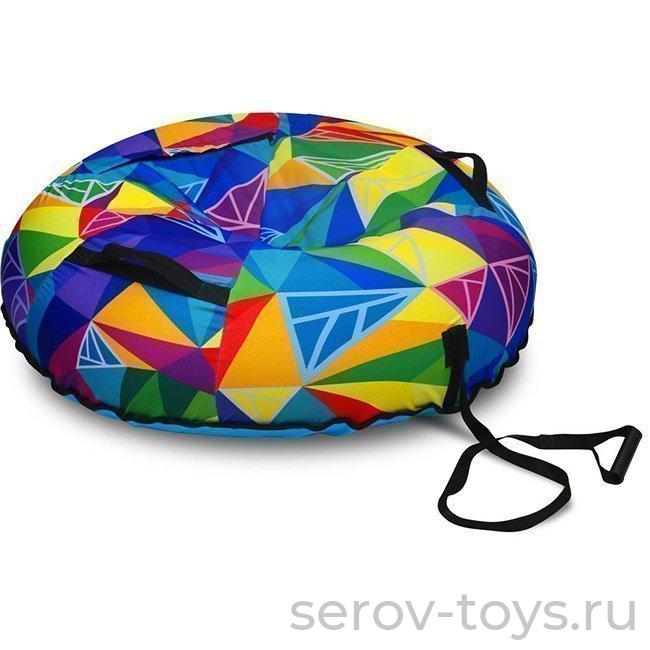 Тюбинг д/катания 80см ТБ5К-80/22 С кристаллами D=80 см в пак Nika 4640047366125