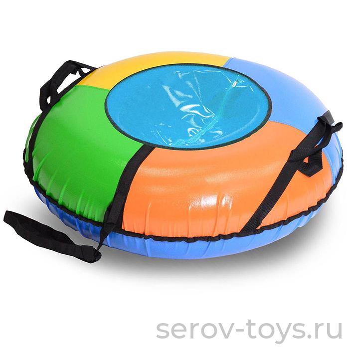 Тюбинг д/катания 93см ОКСФОРД с камерой D=93 см без принта в пак Тяни-Толкай 168-736