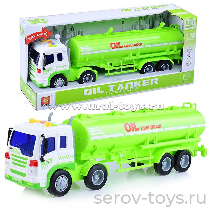 Машина инерц 1:16 WY573A Цистерна свет звук Wenyi