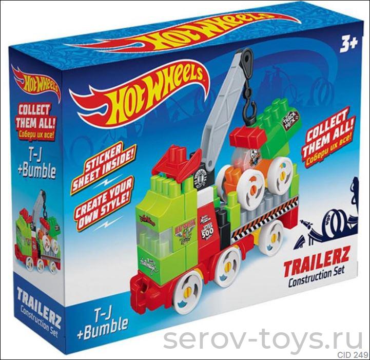 Конструктор HOT WHEELS 726 серия trailerz T-J + Bumble Bauer