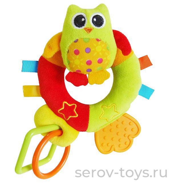 Погремушка 38893 Сова мягкая Ути Пути