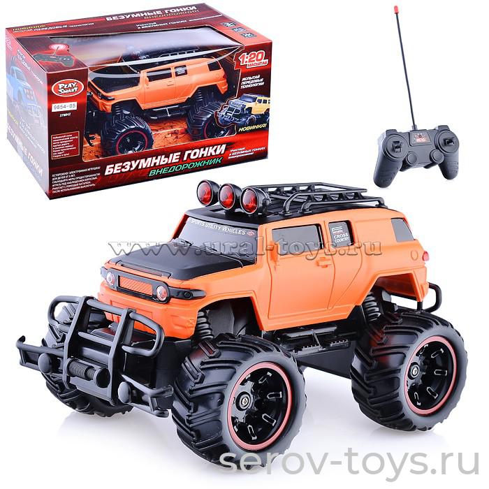 Машина р/у  9854-05/06 Безумные гонки на бат в кор
