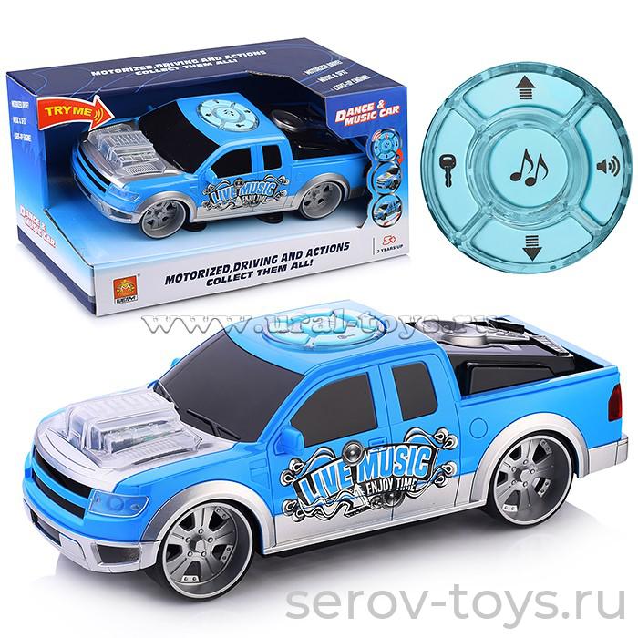 Машина WY101A  Танцующая Синяя гоночная свет звук Wenyi