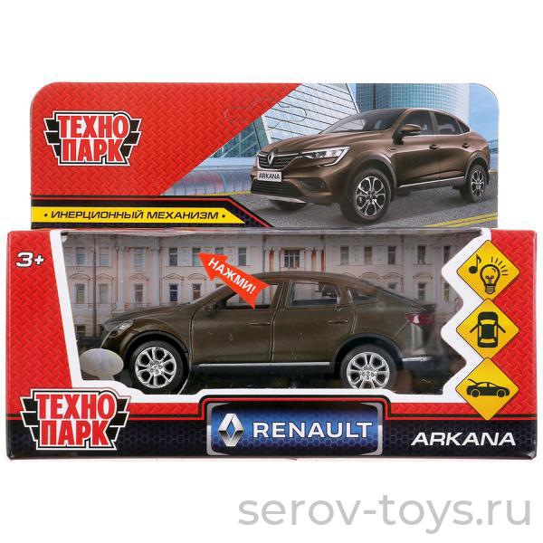 Модель Технопарк RENAULT ARKANA матовый бежевый ARKANA-12SLFIL-BN свет звук в кор