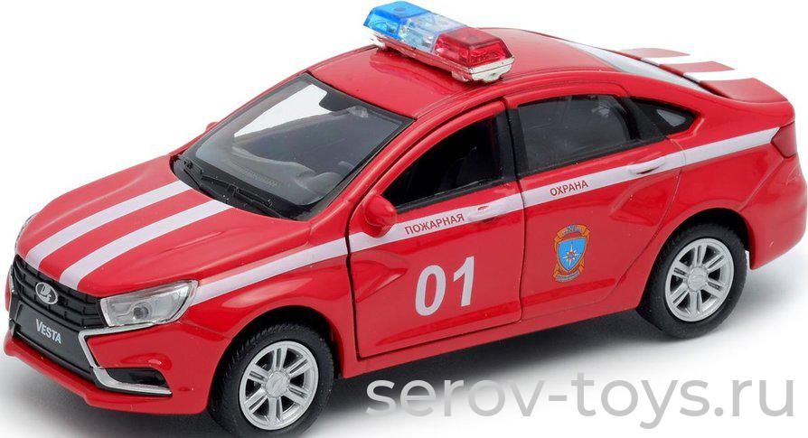 Модель 1:34-39 43763FS Lada Vesta SW Cross Пожарная охрана