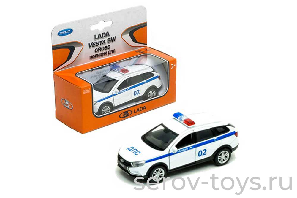 Модель 1:34-39 43763PB Lada Vesta SW Cross Полиция