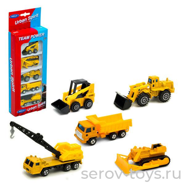 Набор машин 97506R-1 Строительная техника 5шт в кор