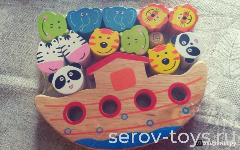 Логика Баланс 6320 Кораблик дерево ТМ Затейники