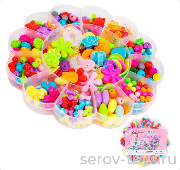 Набор бусин 2013182 в футляре