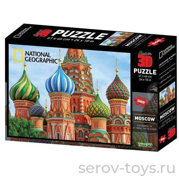 Пазл 3D 500 Собор Василия Блаженного 10170 Prime
