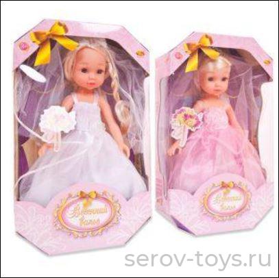 Кукла "Весенний вальс", 25 см, PT-00510, 2 вида в ассортименте, в коробке, 27х16,5х16 см