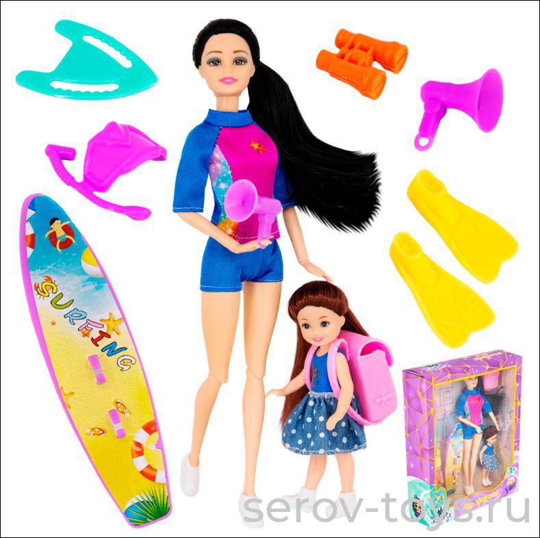 Кукла Моя профессия MKQ168B Инструктор по плаванию FCJ0908419 в кор Miss Kapriz