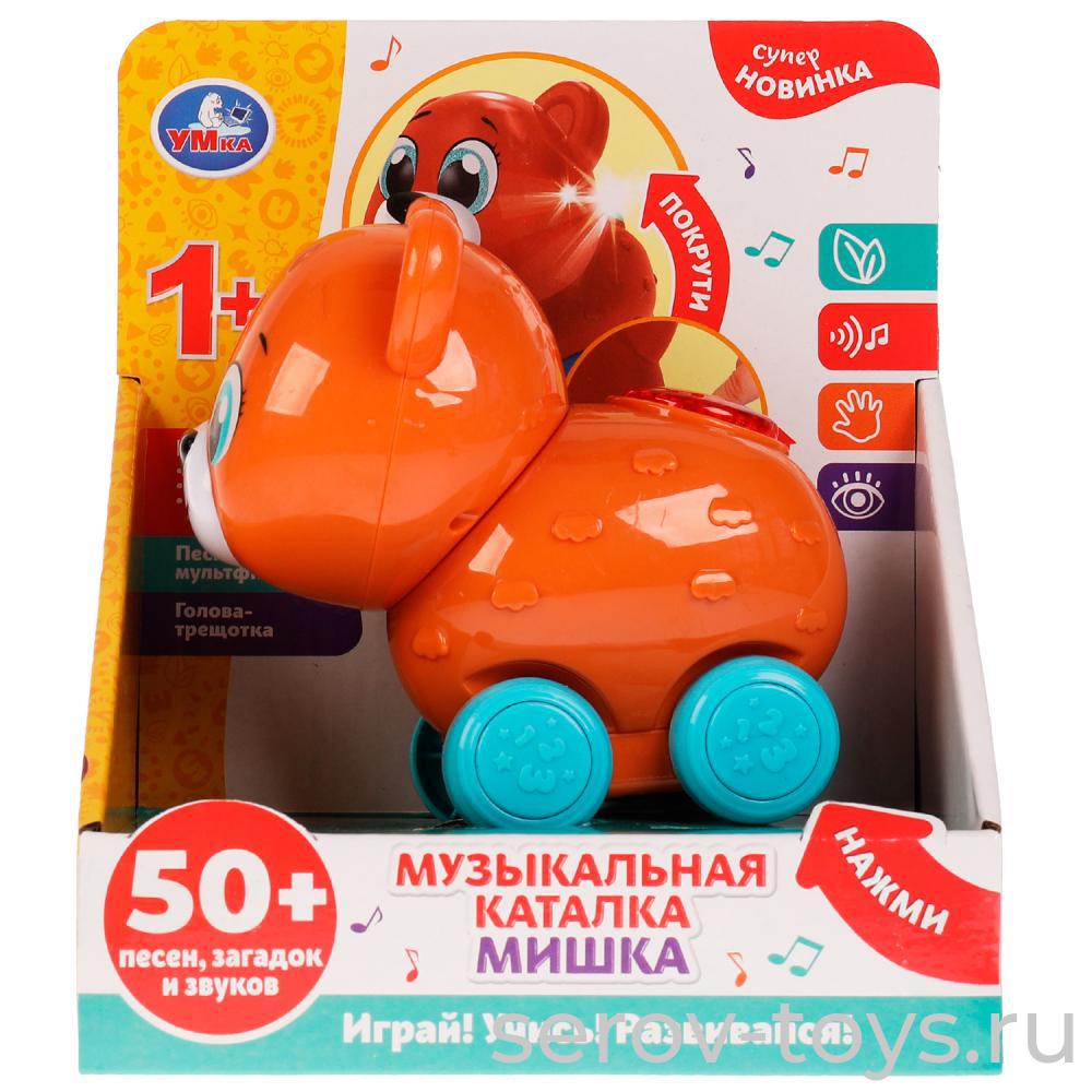 Каталка Мишка HT1197-R озвуч Умка