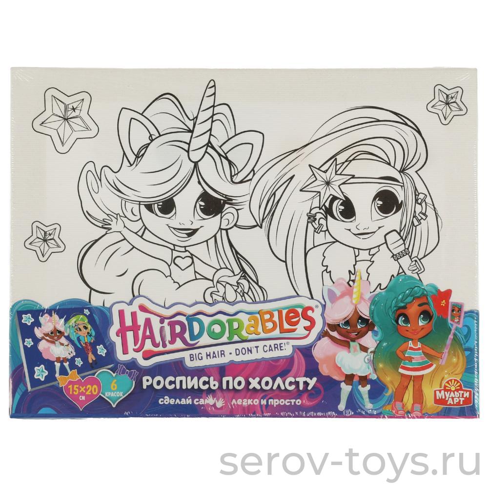 Набор ДТ Роспись по холсту 100CANV15X20-HD2 Hairdorable 15*20см Multiart