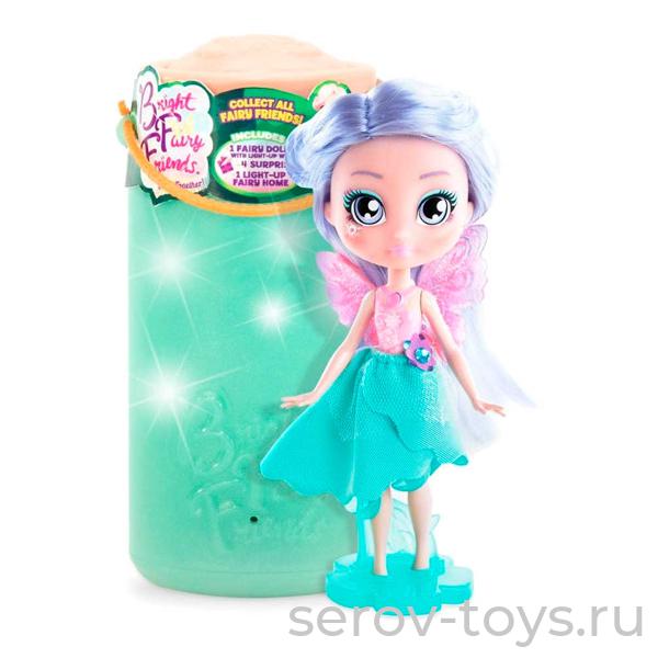 Bright Fairy Friends 20946 Фея-подружка Флёр с домом-фонариком свет крылья аксесс в колбе