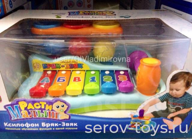Ксилофон 9199 Бряк-звяк в кор Расти малыш