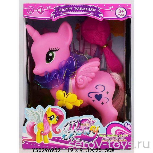 Пони RY78 с аксесс в коробке 19*9*25