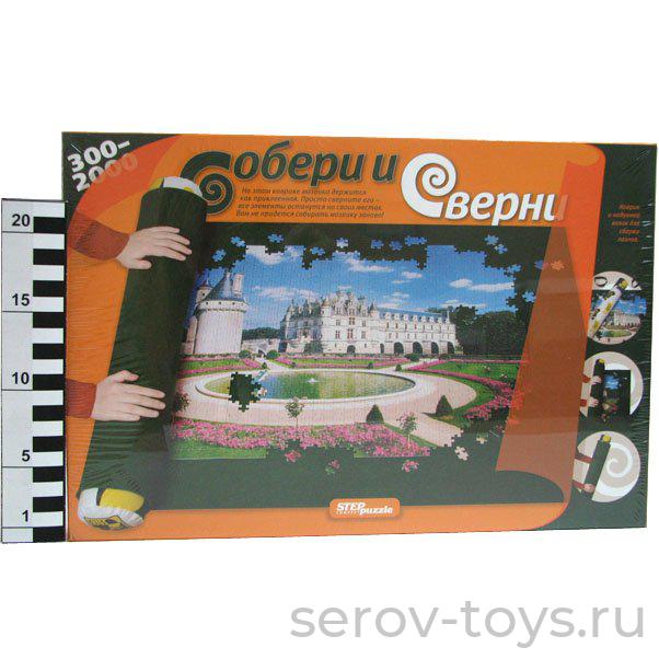 Коврик для сборки пазлов 76046 100*70см в кор Степ