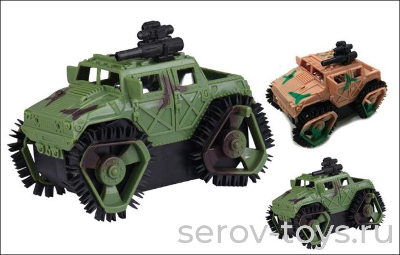 Машина GS-112 перевертыш Военная на бат в кор*Э