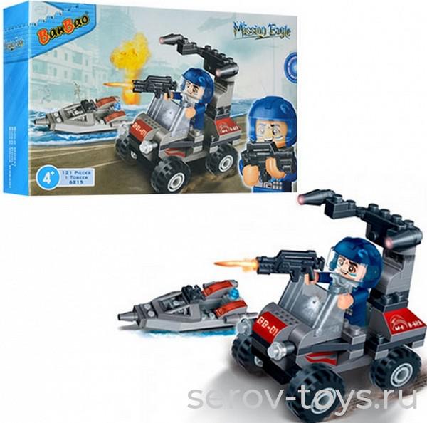 Конструктор БанБао 6215 Боевая машина, 121 деталь