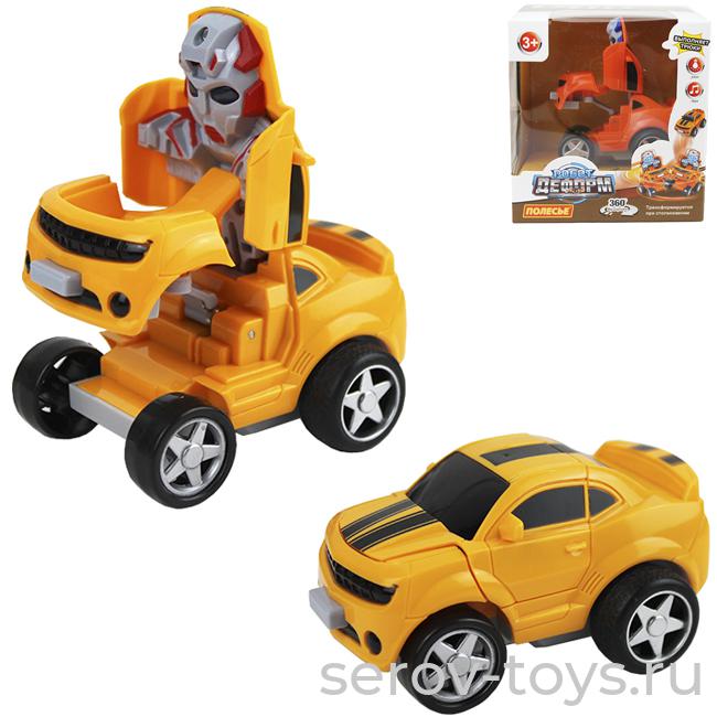 Машина-трансформер 79534 Робот ДЕФОРМ свет звук в кор ПОЛЕСЬЕ